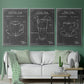 Morning Routine I - Floater Framed Canvas Set