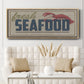 Shoreline Signs I - Floater Framed Canvas Print