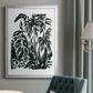 Ink Jungle IV - Modern Framed Canvas Print
