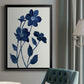 Indigo Bloom II - Modern Framed Canvas Print
