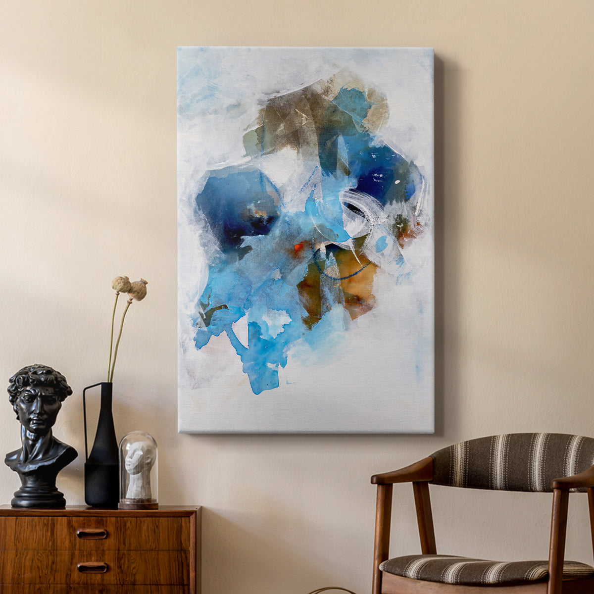 Misty Blue I - Canvas Art Print