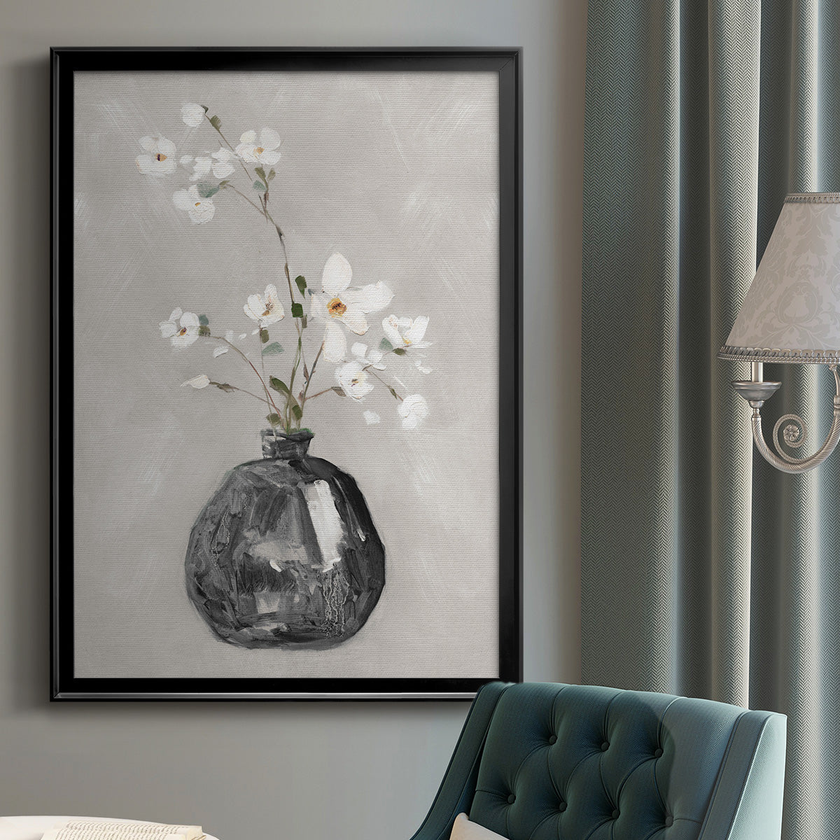 Cottage Spring II - Modern Framed Canvas Print