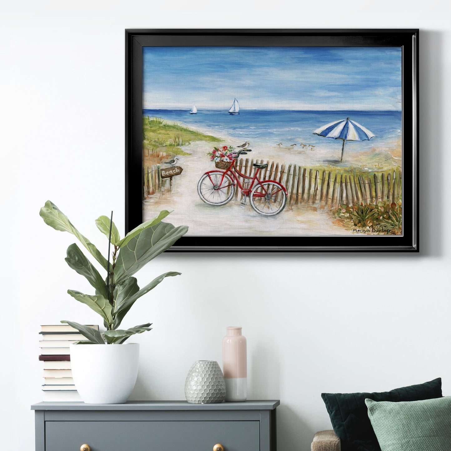 Beach Ride II Premium Classic Framed Canvas - Ready to Hang