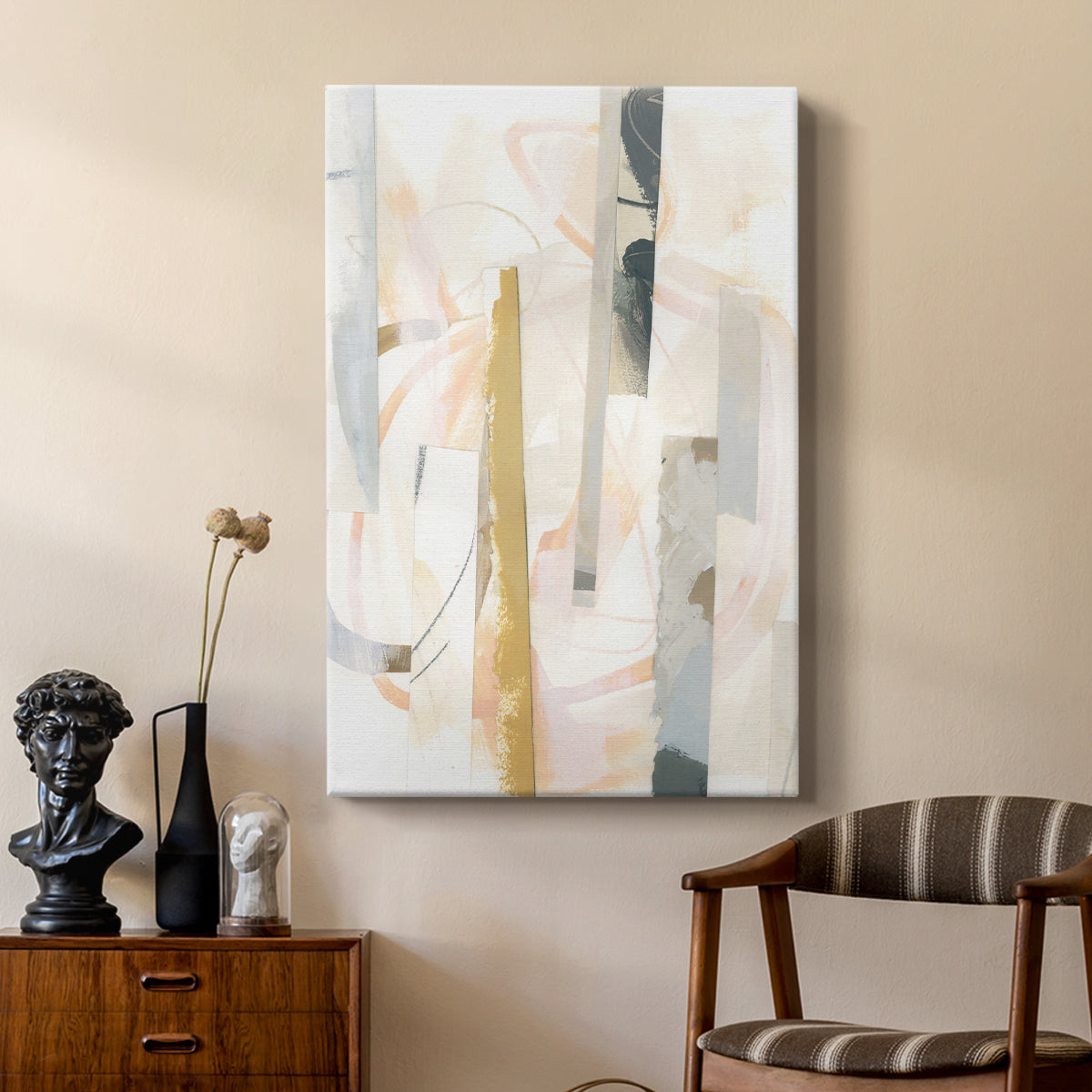 Melon Litmus I - Canvas Art Print