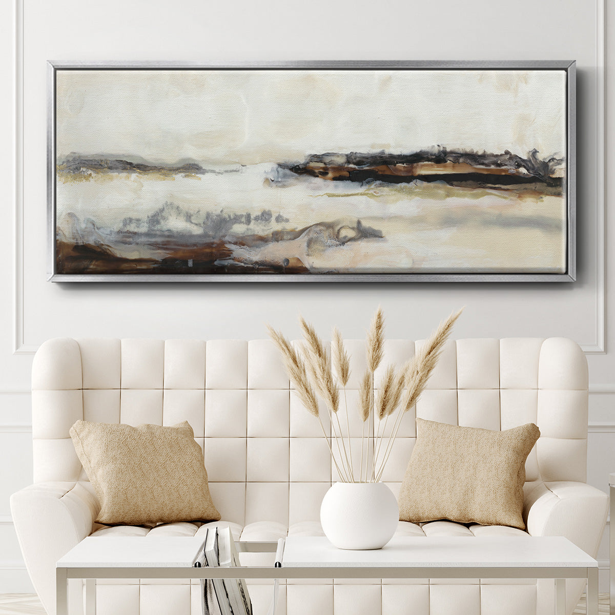 Joyful Horizon II - Floater Framed Canvas Print