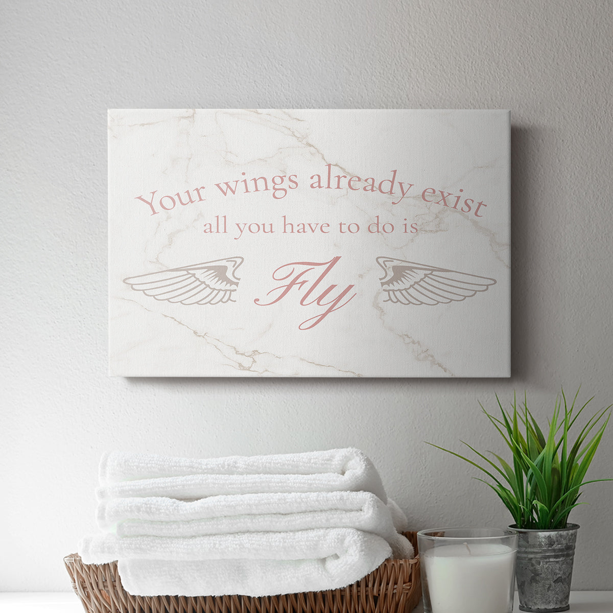 Wings Exist - Canvas Art Print