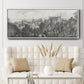 City of Cleveland - Floater Framed Canvas Print