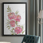 Watercolor Blooms I - Modern Framed Canvas Print