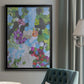 Iris Garden - Modern Framed Canvas Print