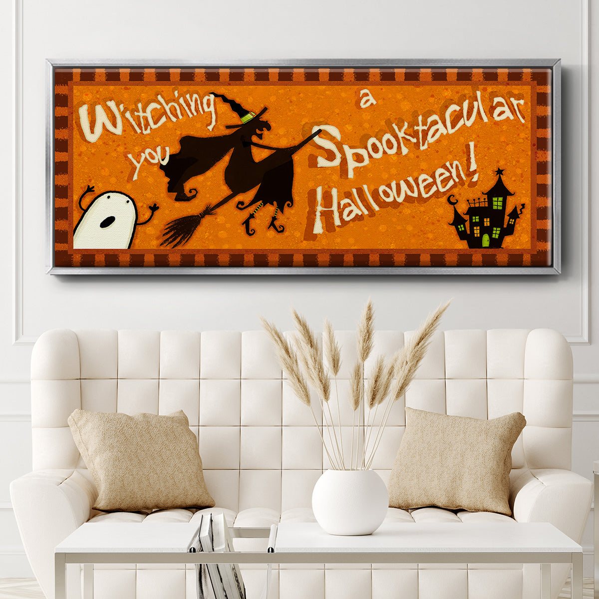 Spooktacular Collection D - Floater Framed Canvas Print