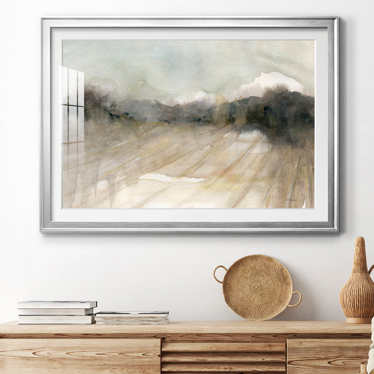 Abstract Field - Modern Framed Art Print