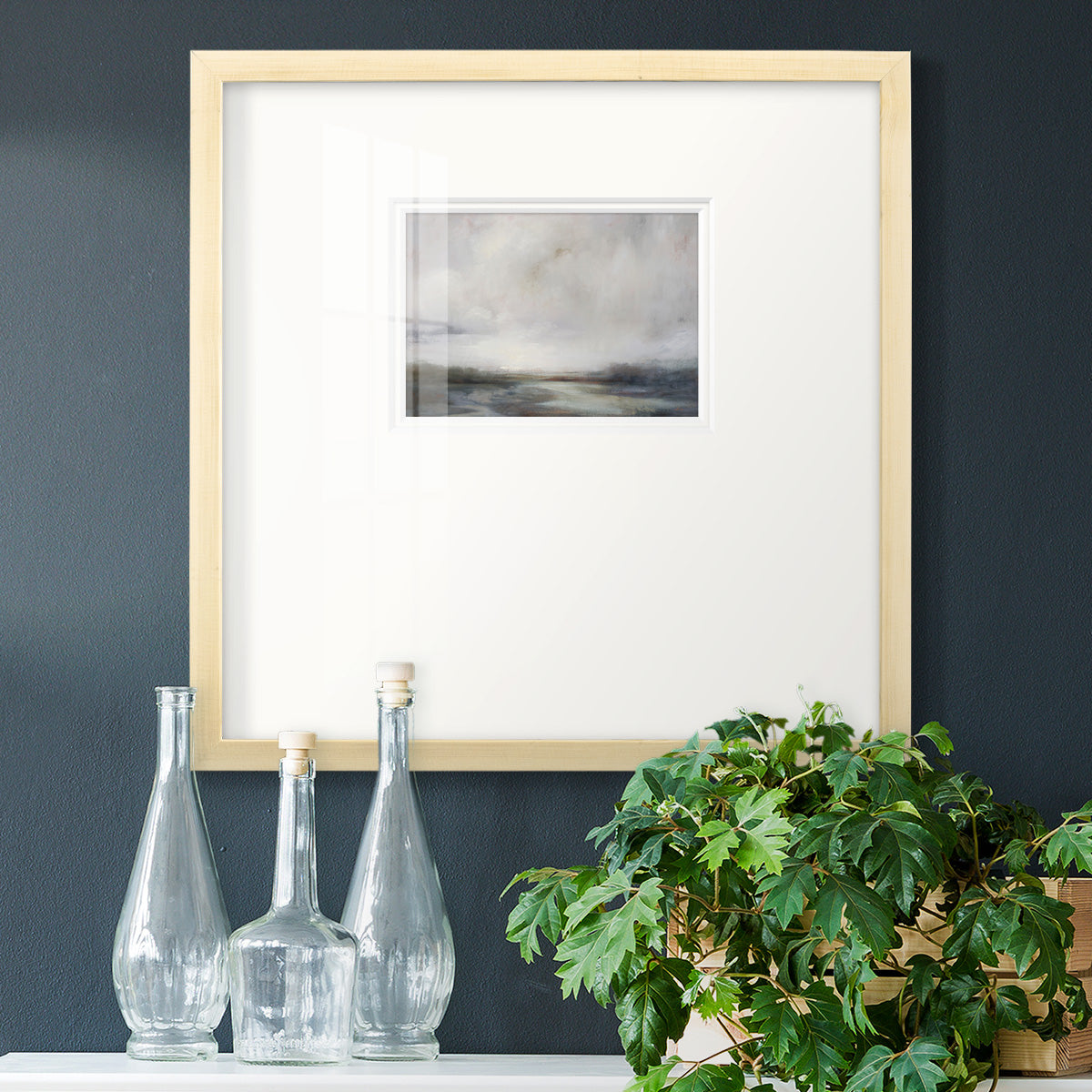 Light Effects VII V1- Premium Framed Print Double Matboard