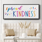 Rainbow Kindness - Floater Framed Canvas Print