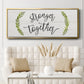 Stronger Together - Floater Framed Canvas Print