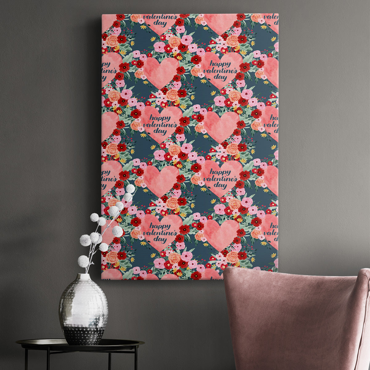 Sweet Hearts Collection E - Canvas Art Print