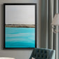 Harmony in Turquiose - Modern Framed Canvas Print