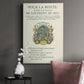 Printed Embellished Bookplate VIII Premium Gallery Wrapped Canvas - Ready to Hang