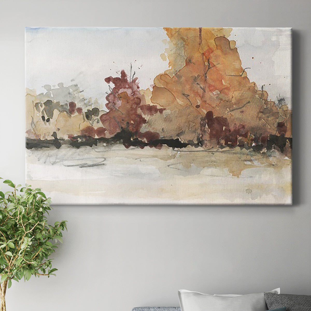 The Autumn View II - Canvas Art Print