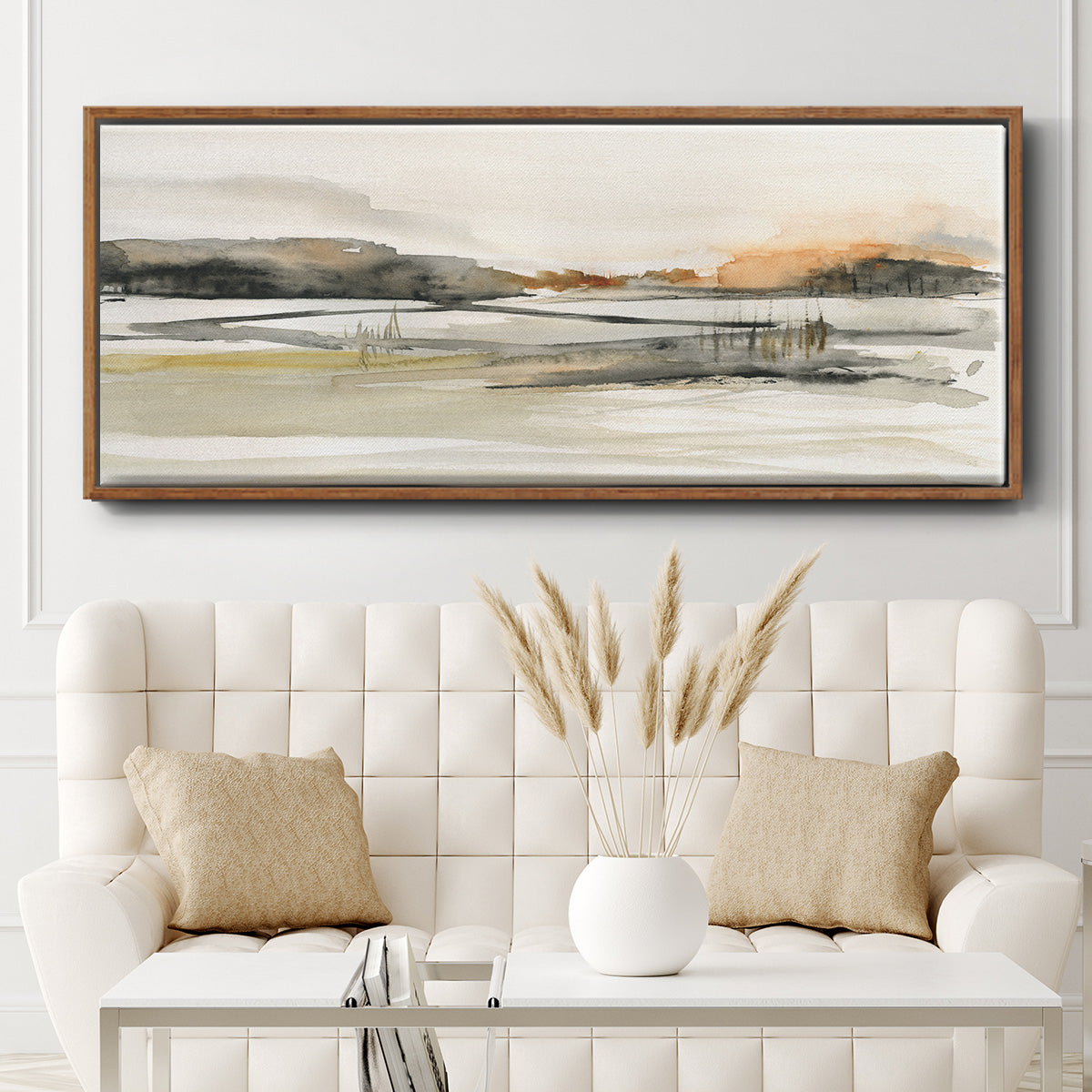 Turnwood Clearing - Floater Framed Canvas Print