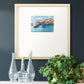 Primary Boats I Premium Framed Print Double Matboard