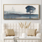 Serene Silhouette II - Floater Framed Canvas Print