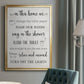 In This Bathroom - Modern Framed Canvas Print