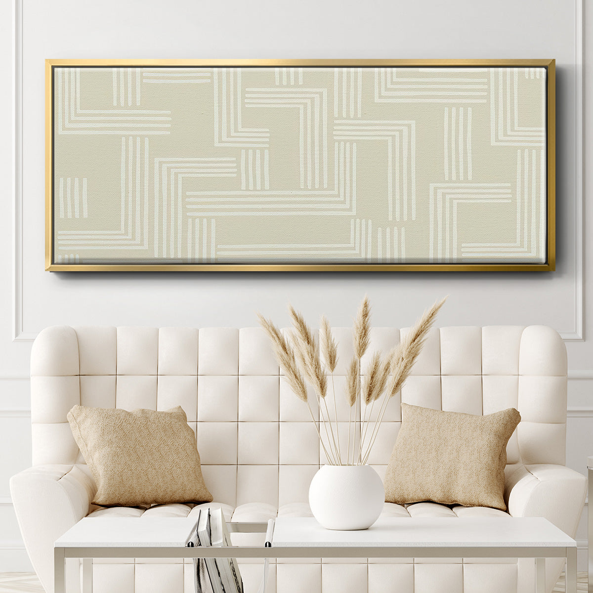 Roll Crossing III - Floater Framed Canvas Print