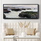 The Rocks at Pourville, Low Tide, 1882 - Floater Framed Canvas Print