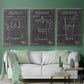 Morning Routine IV - Floater Framed Canvas Set