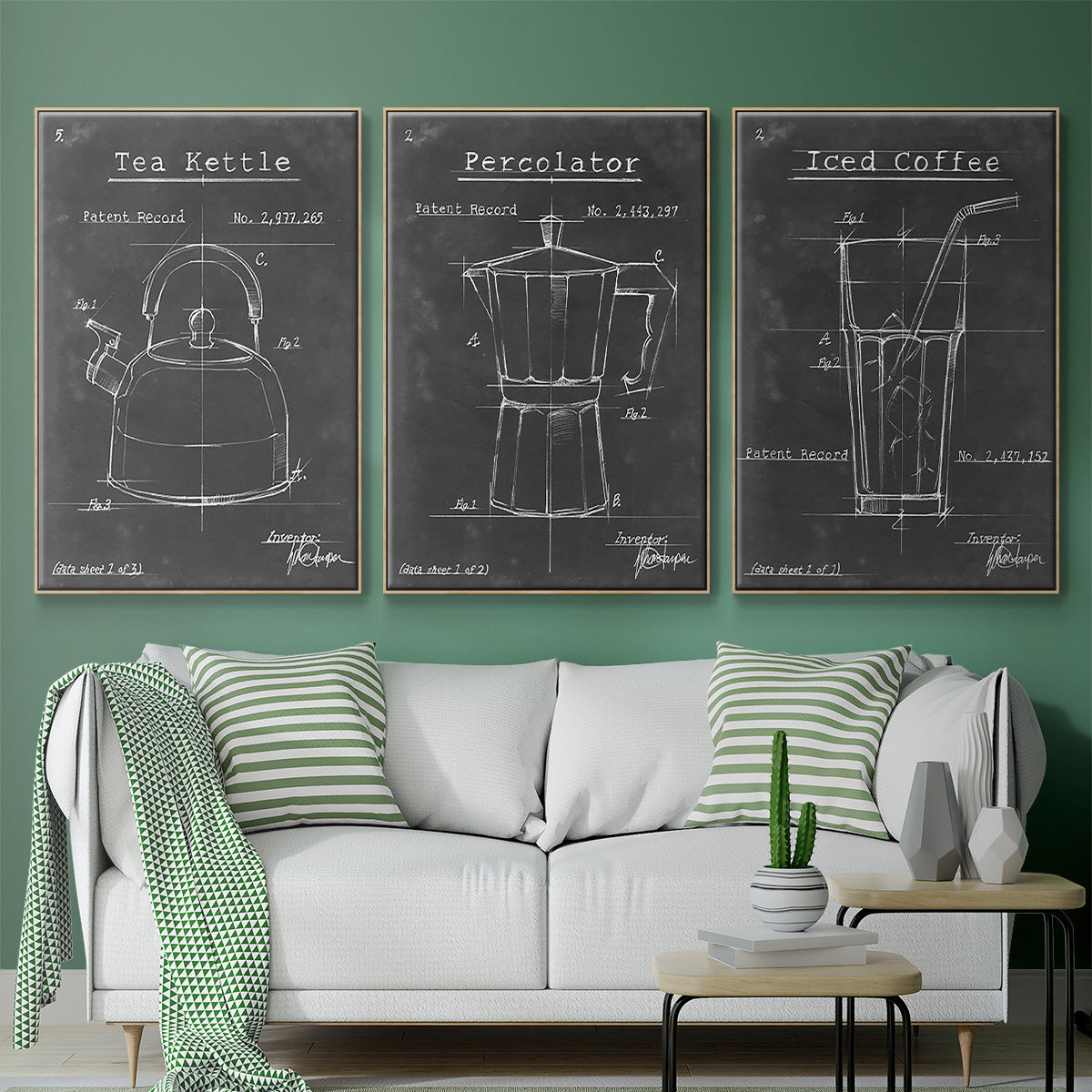 Morning Routine IV - Floater Framed Canvas Set