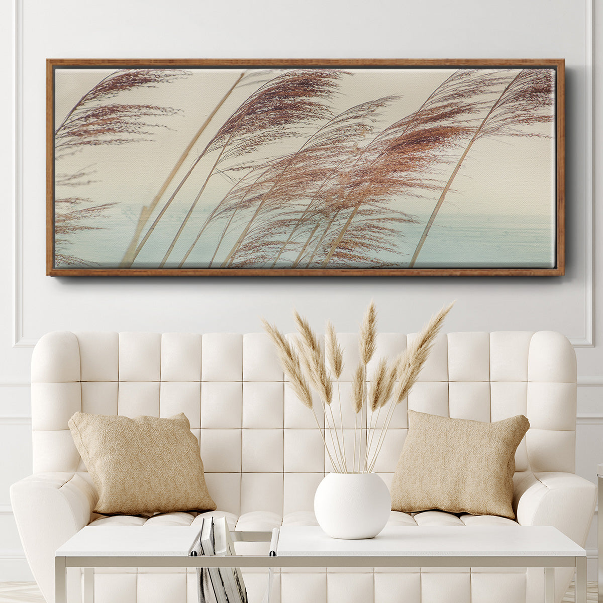 Windy II - Floater Framed Canvas Print