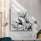 Monochrome Tropic II - Canvas Art Print