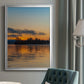 Molten Gold - Modern Framed Canvas Print