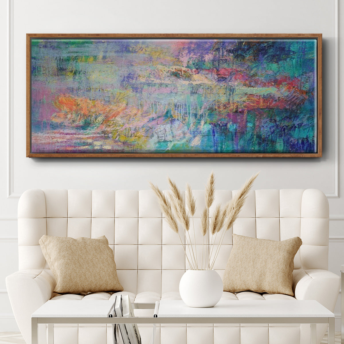 Vespers - Floater Framed Canvas Print