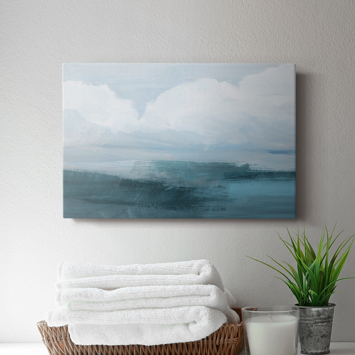 Azure Rising I - Canvas Art Print