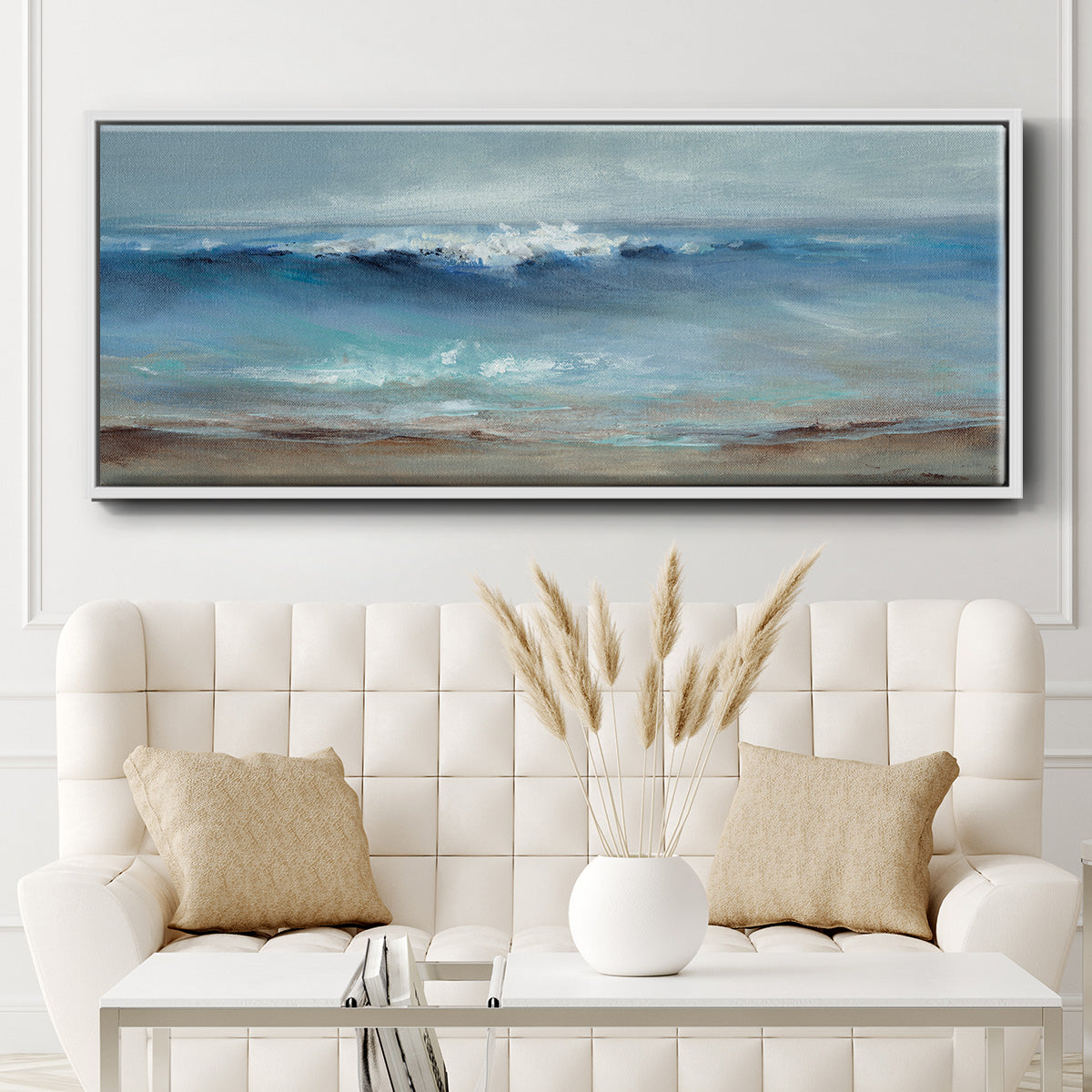 Northeast Wind - Floater Framed Canvas Print