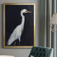 Calm Great Egret II - Modern Framed Canvas Print