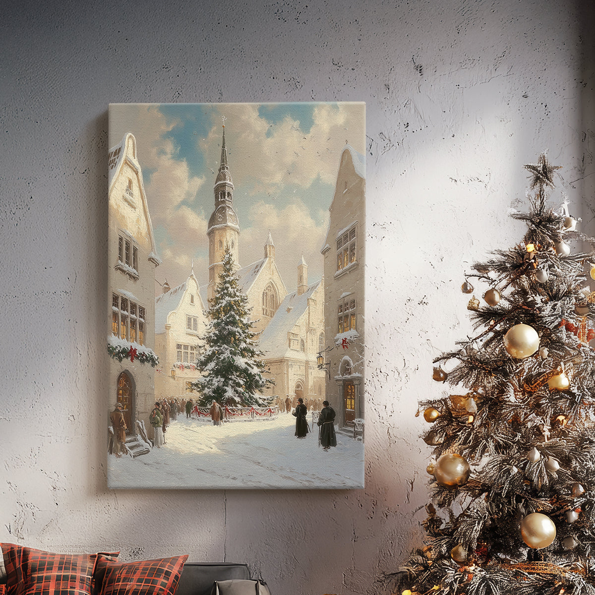 Pearled Serenade of Lantern - Canvas Art Print