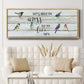 We Live Here - Floater Framed Canvas Print