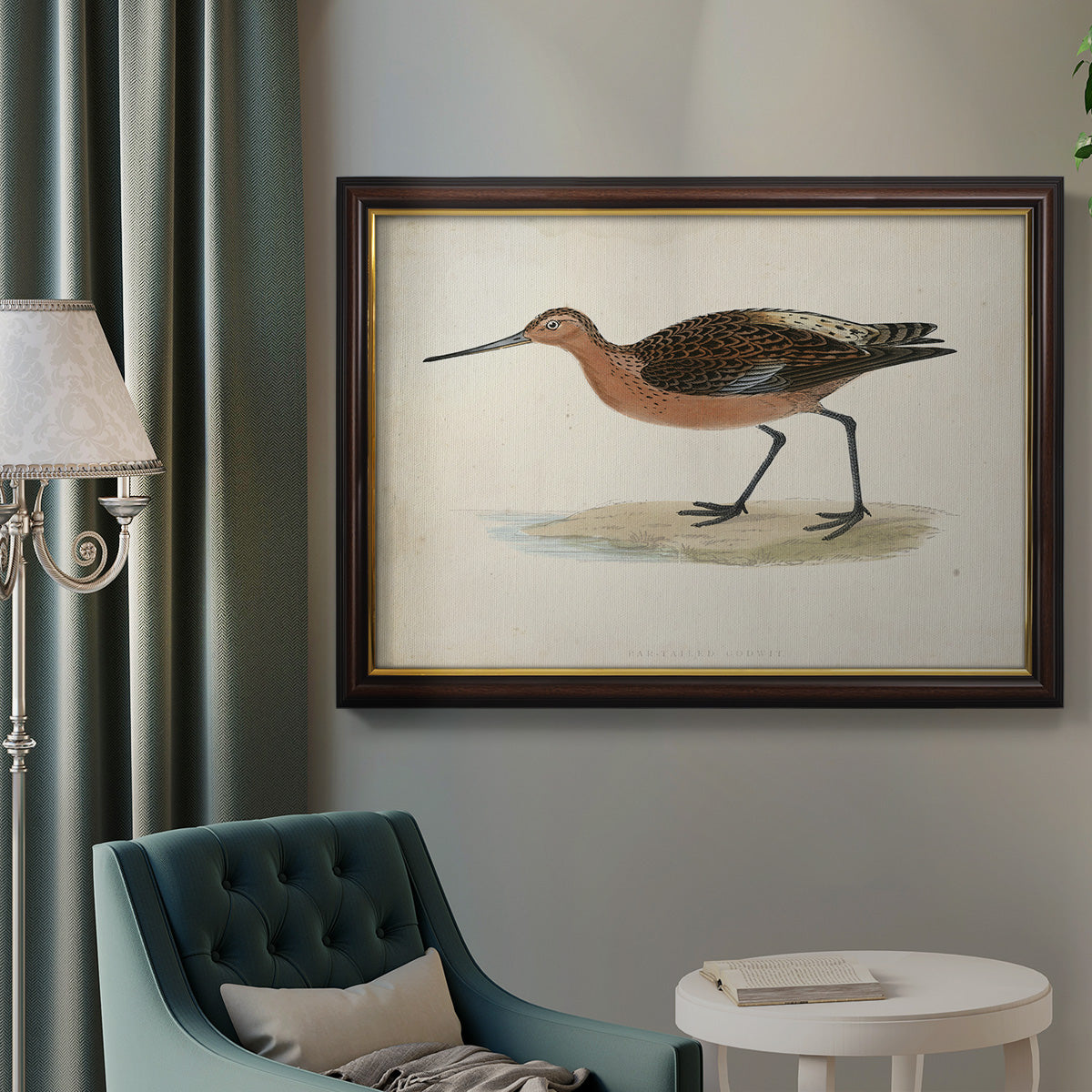 Morris Sandpipers II Premium Framed Canvas- Ready to Hang