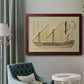 Antique Ship Plan VI Premium Framed Canvas- Ready to Hang