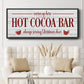 Hot Cocoa Bar - Floater Framed Canvas Print