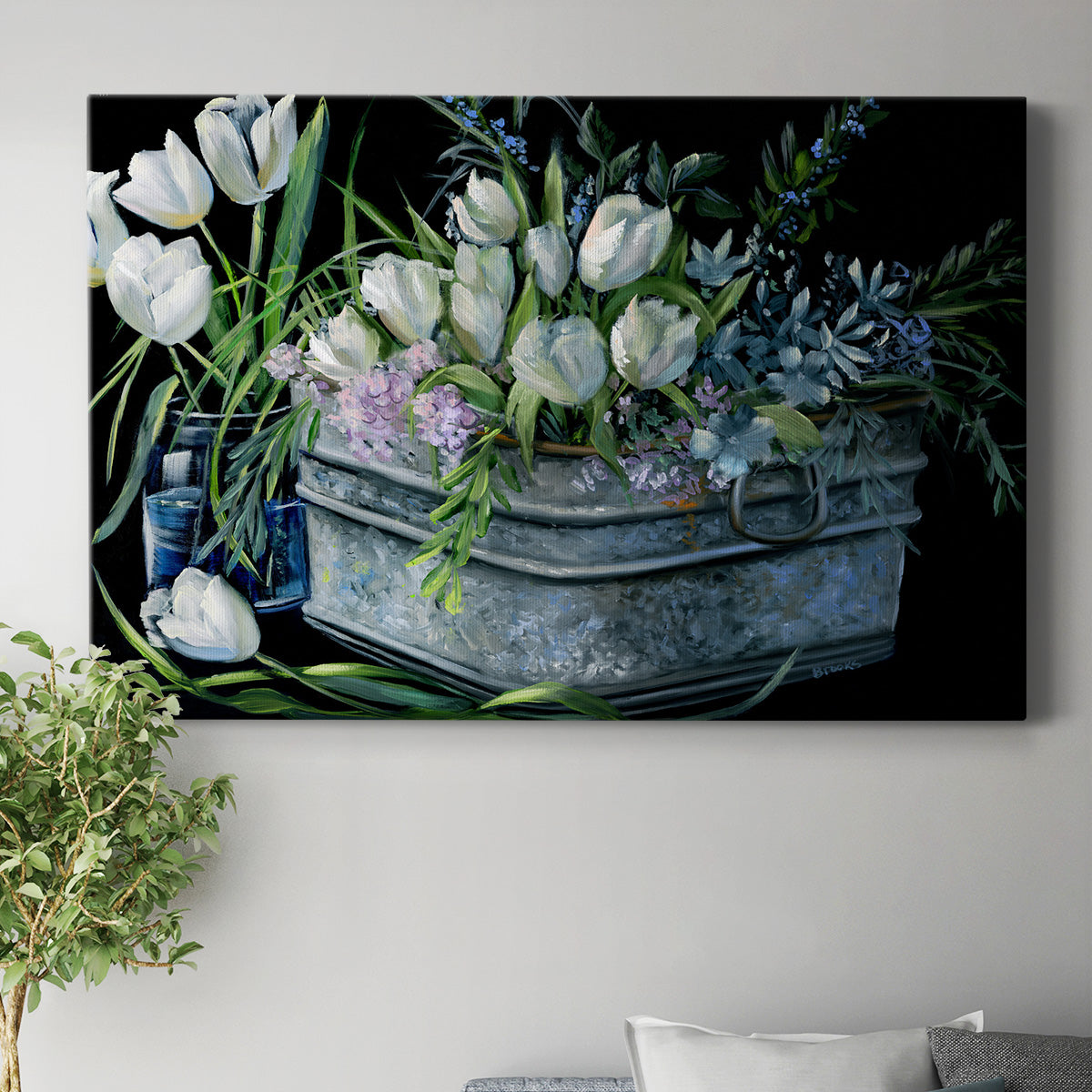 Wild Tulips Premium Gallery Wrapped Canvas - Ready to Hang