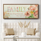 Family Where Our Story Begins - Floater Framed Canvas Print