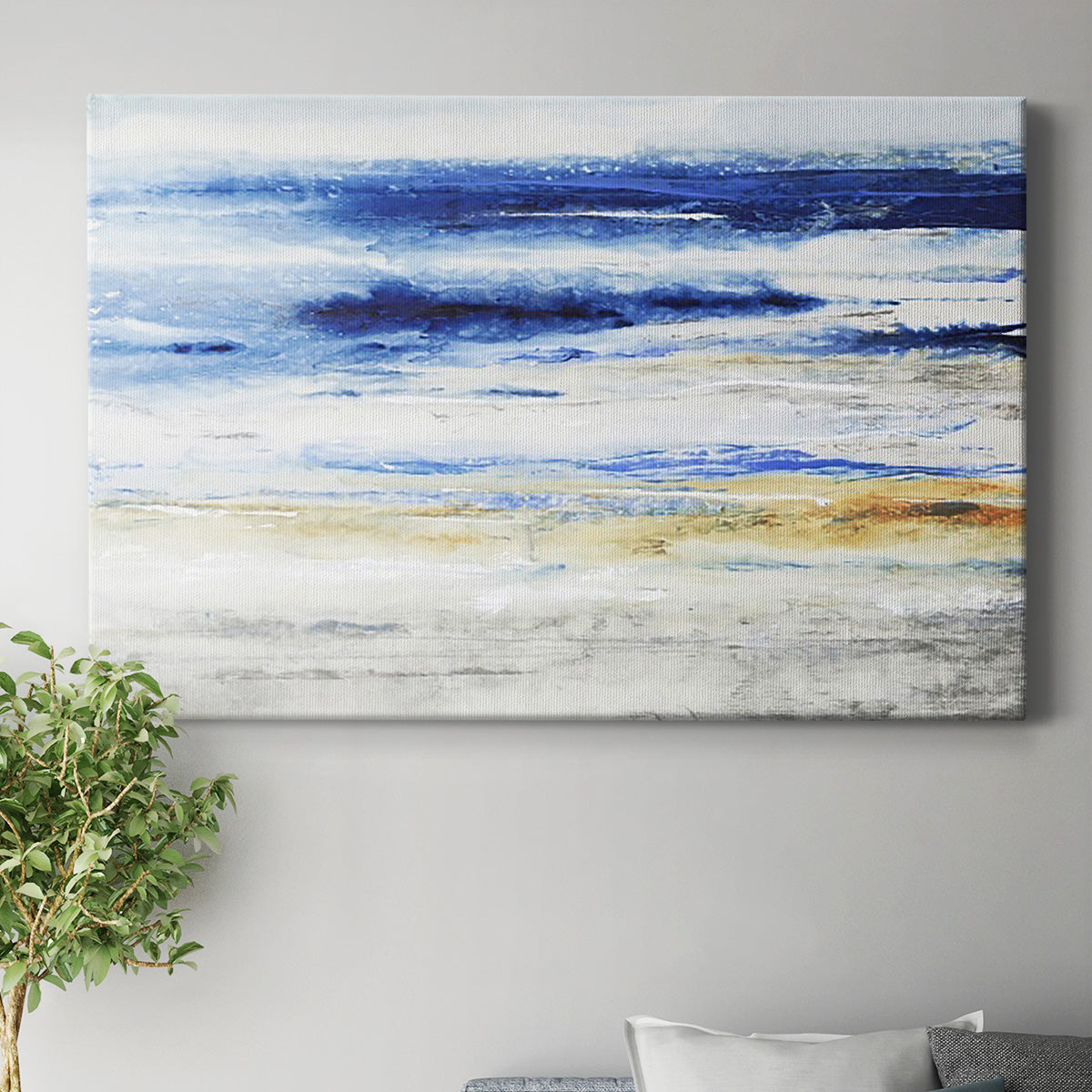 Choppy Seas I Premium Gallery Wrapped Canvas - Ready to Hang