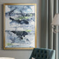 Blue Memories II - Modern Framed Canvas Print