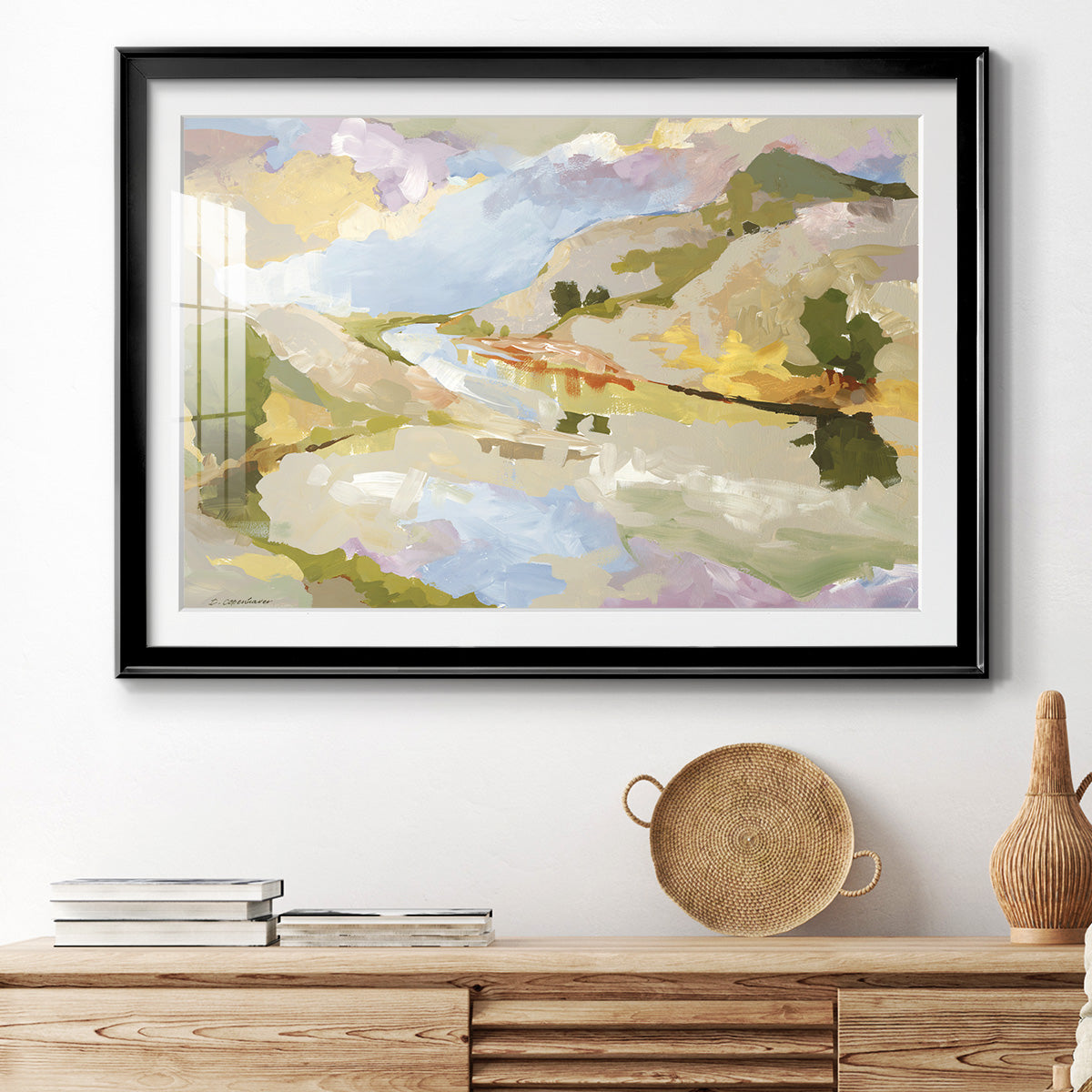 Uplands II Premium Framed Print - Ready to Hang