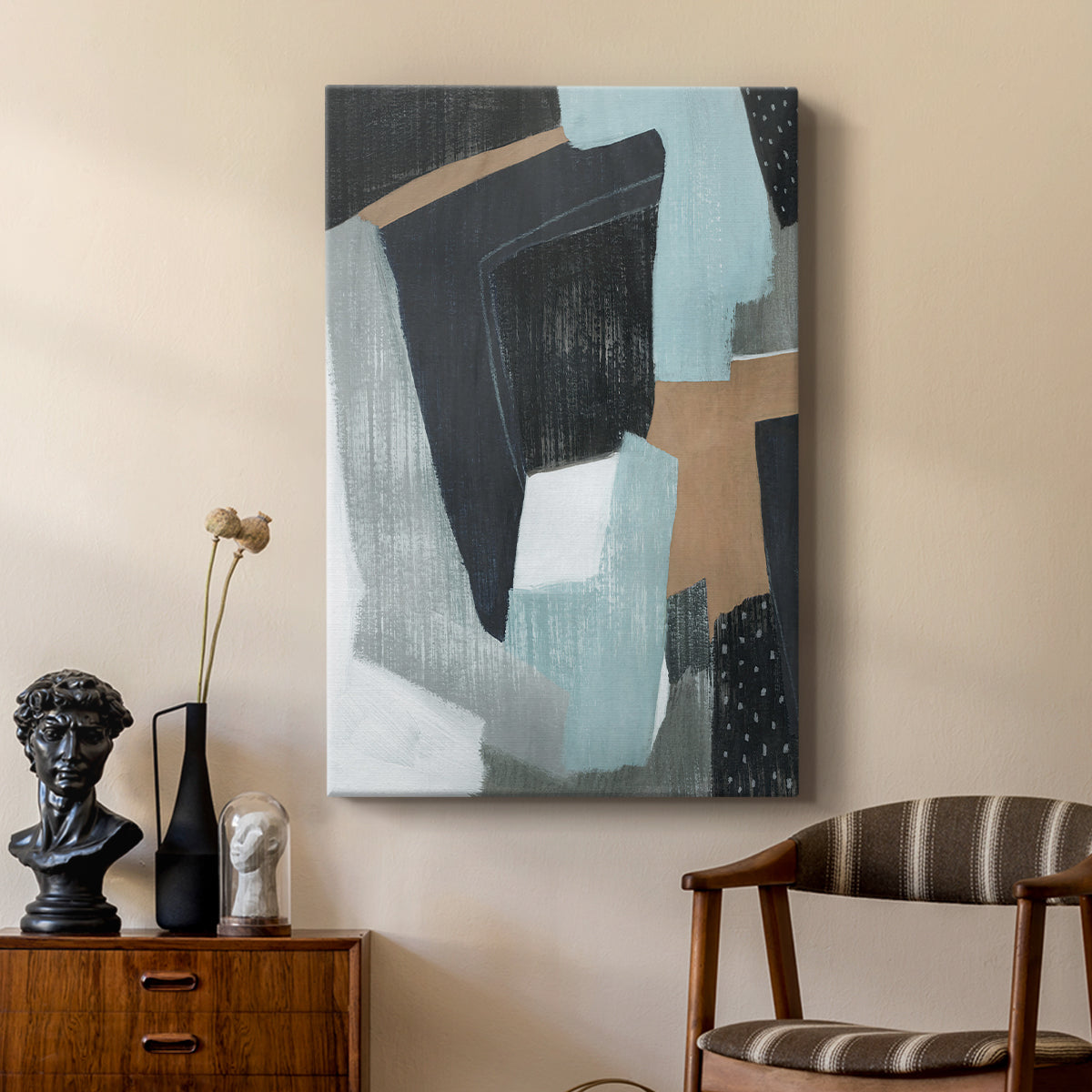 Tangerine Lagoon II - Canvas Art Print