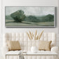 Soft Green Landscape I - Floater Framed Canvas Print