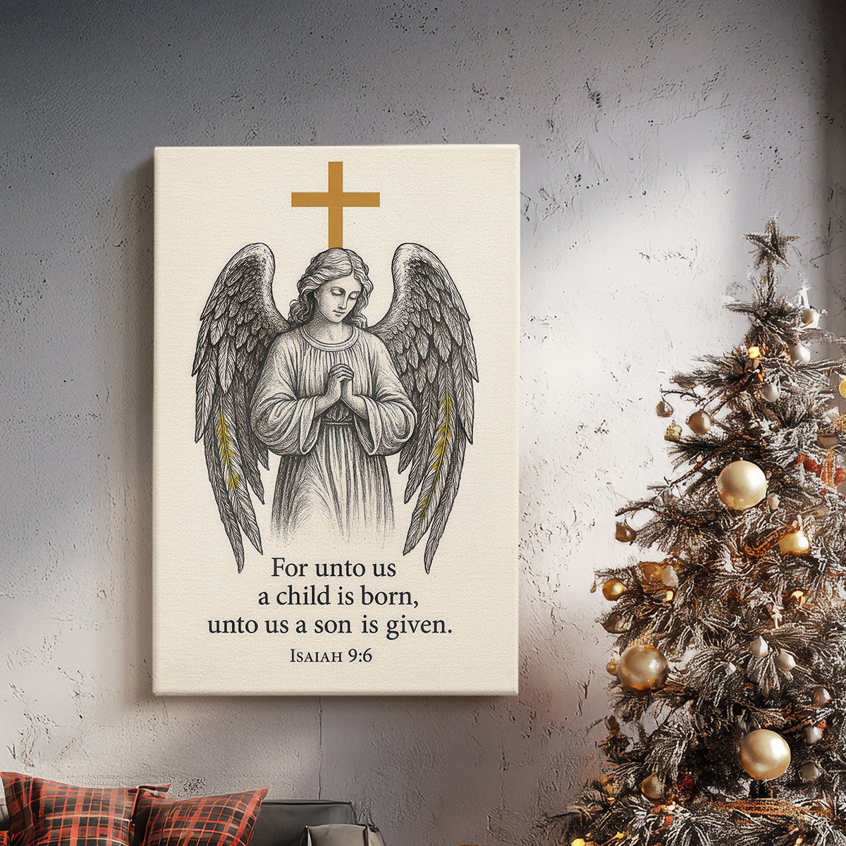 Eve of Pearled Sleigh - Canvas Art Print